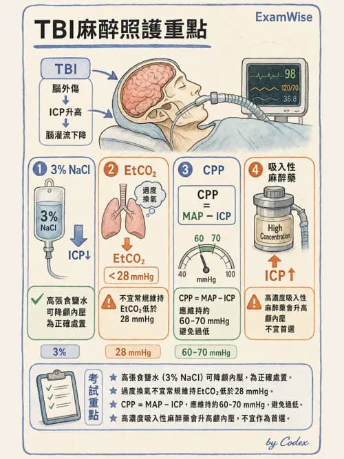 麻醉專護 - 神經外科與脊椎手術麻醉 - AI 圖文解析預覽