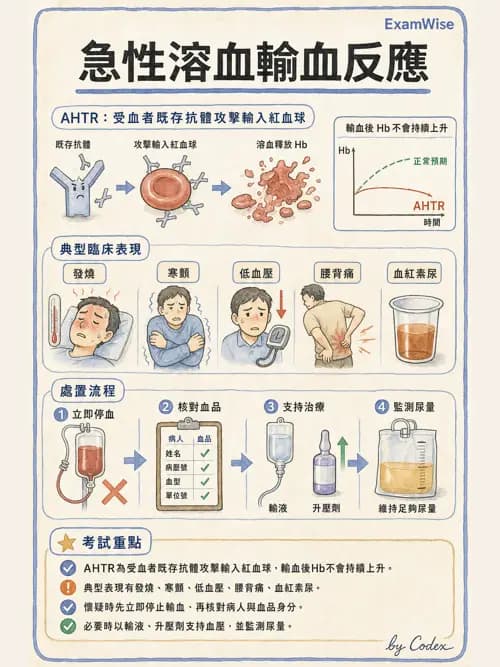麻醉專護 - 體溫調節與大量輸血 - AI 圖文解析預覽