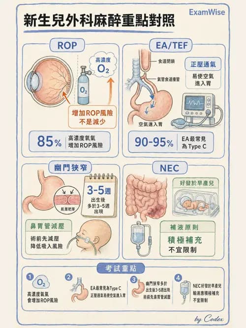 麻醉專護 - 小兒麻醉 - AI 圖文解析預覽