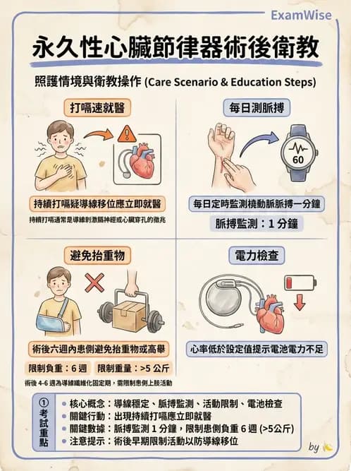 護理師 - 心臟衰竭與心律不整 - AI 圖文解析預覽