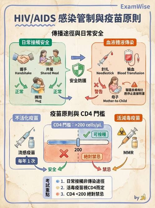護理師 - 器官移植與AIDS - AI 圖文解析預覽