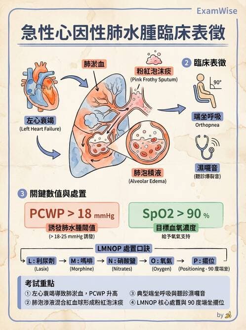 護理師 - 呼吸衰竭與胸腔護理 - AI 圖文解析預覽