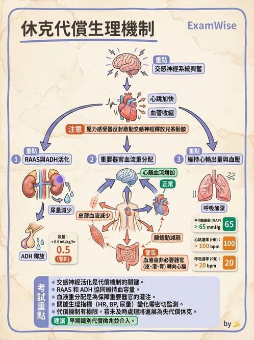 護理師 - 休克與敗血症護理 - AI 圖文解析預覽