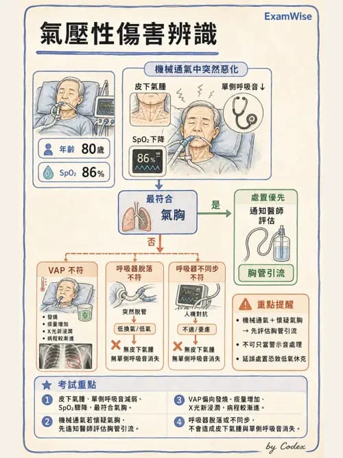 麻醉專護 - 內科疾病鑑別診斷 - AI 圖文解析預覽