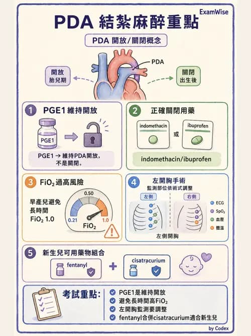 麻醉專護 - 小兒麻醉 - AI 圖文解析預覽