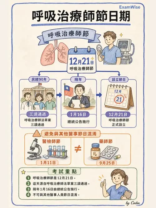 呼吸治療師 - 呼吸治療演進與角色 - AI 圖文解析預覽