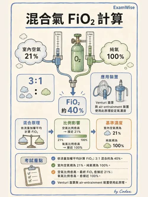 呼吸治療師 - 氣體輸送系統與氧氣治療 - AI 圖文解析預覽