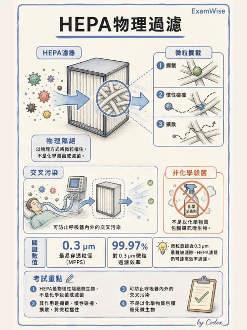 呼吸治療師 - 呼吸照護設備消毒 - AI 圖文解析預覽