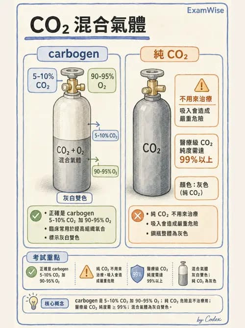 呼吸治療師 - 醫療氣體製造與儲存 - AI 圖文解析預覽