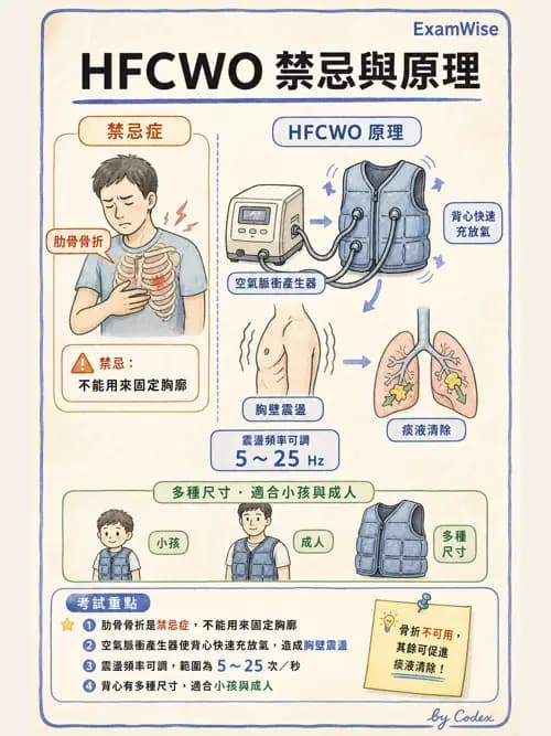 呼吸治療師 - 胸部擴張與物理治療設備 - AI 圖文解析預覽