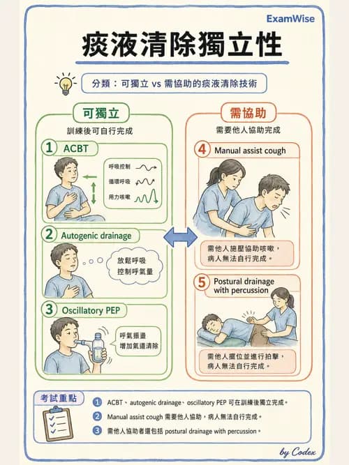 呼吸治療師 - 胸部擴張與物理治療設備 - AI 圖文解析預覽
