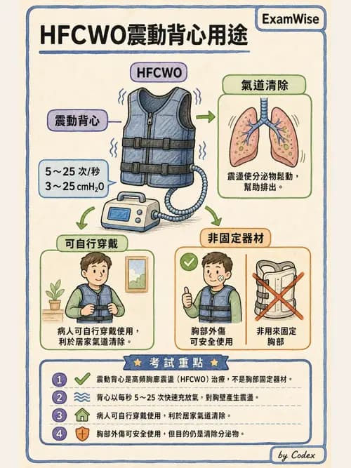 呼吸治療師 - 胸部擴張與物理治療設備 - AI 圖文解析預覽
