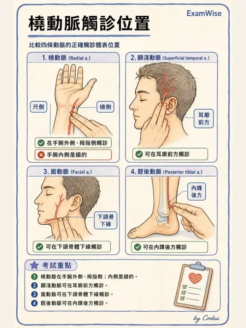 呼吸治療師 - 心臟與循環解剖 - AI 圖文解析預覽