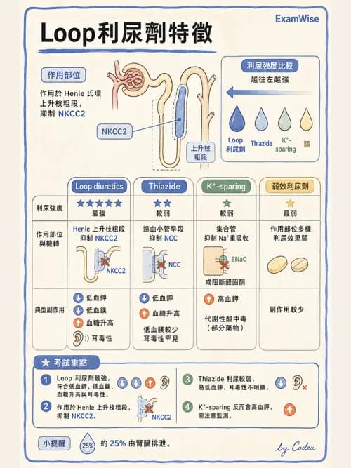 呼吸治療師 - 心臟血管藥物 - AI 圖文解析預覽