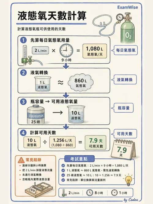 呼吸治療師 - 氣體輸送系統與氧氣治療 - AI 圖文解析預覽