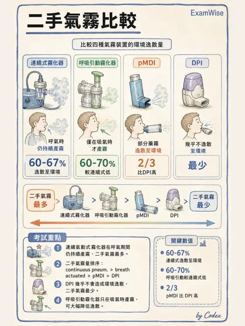呼吸治療師 - 濕氣與霧氣治療 - AI 圖文解析預覽