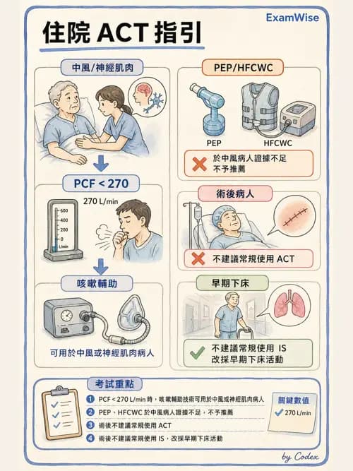呼吸治療師 - 痰液清除與擴張治療 - AI 圖文解析預覽