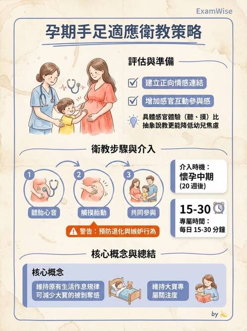 護理師 - 孕期營養心理與衛生政策 - AI 圖文解析預覽