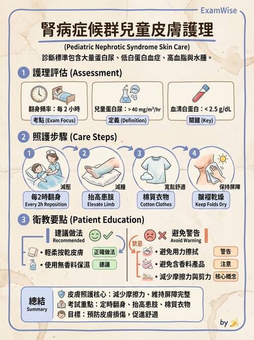 護理師 - 兒童泌尿系統疾病 - AI 圖文解析預覽