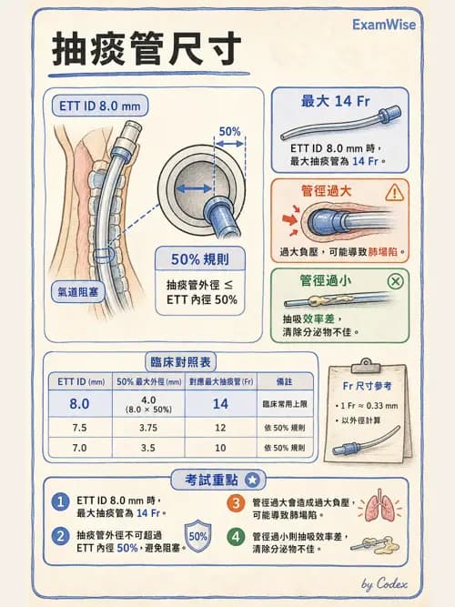 呼吸治療師 - 呼吸道照護與抽痰設備 - AI 圖文解析預覽