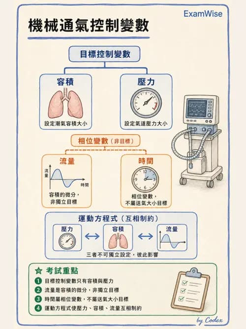 呼吸治療師 - 呼吸器設計與通氣模式 - AI 圖文解析預覽