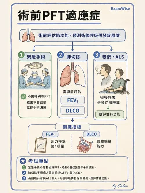呼吸治療師 - 術後與其他呼吸重症 - AI 圖文解析預覽