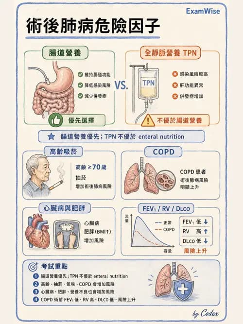 呼吸治療師 - 術後與其他呼吸重症 - AI 圖文解析預覽
