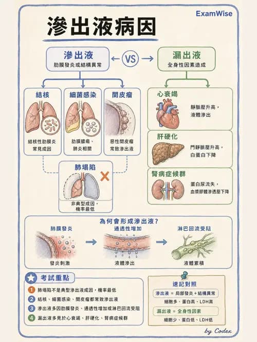 呼吸治療師 - 外力傷害與胸廓病變 - AI 圖文解析預覽