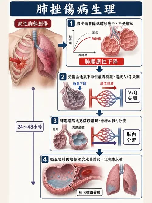 呼吸治療師 - 外力傷害與胸廓病變 - AI 圖文解析預覽