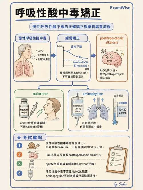 呼吸治療師 - 酸鹼平衡與腎臟生理 - AI 圖文解析預覽
