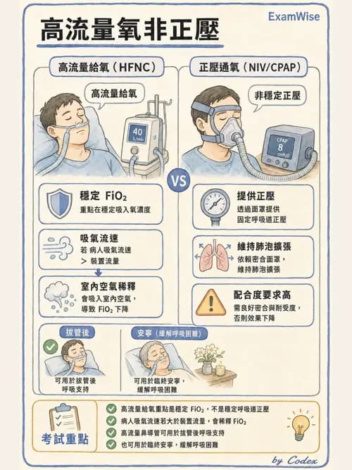 呼吸治療師 - 氣體輸送系統與氧氣治療 - AI 圖文解析預覽