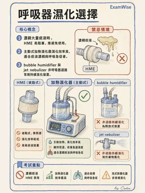呼吸治療師 - 濕氣與霧氣治療 - AI 圖文解析預覽