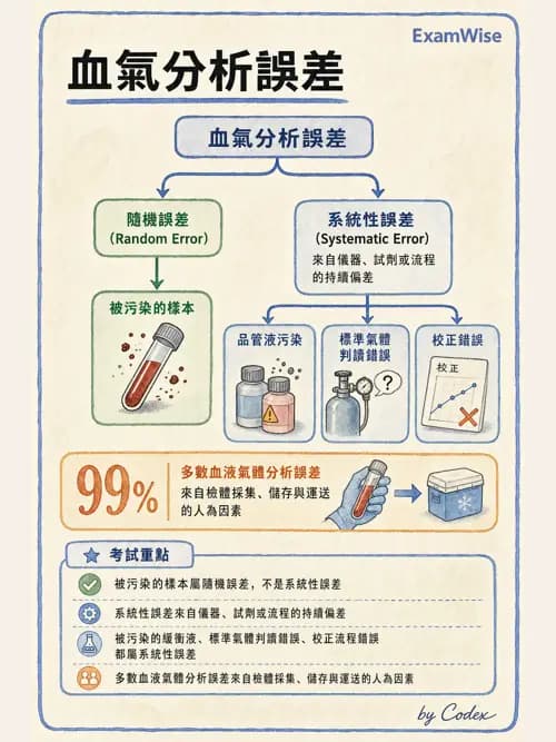 呼吸治療師 - 動脈血氣體分析設備 - AI 圖文解析預覽