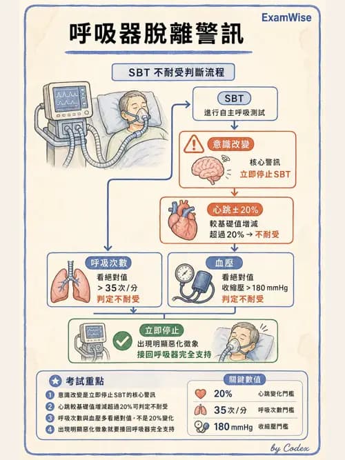 呼吸治療師 - 臨床設定、參數調整與脫離 - AI 圖文解析預覽