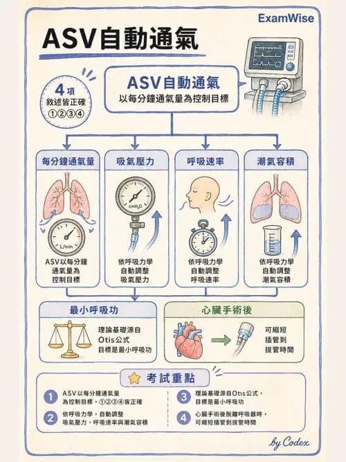 呼吸治療師 - 臨床設定、參數調整與脫離 - AI 圖文解析預覽