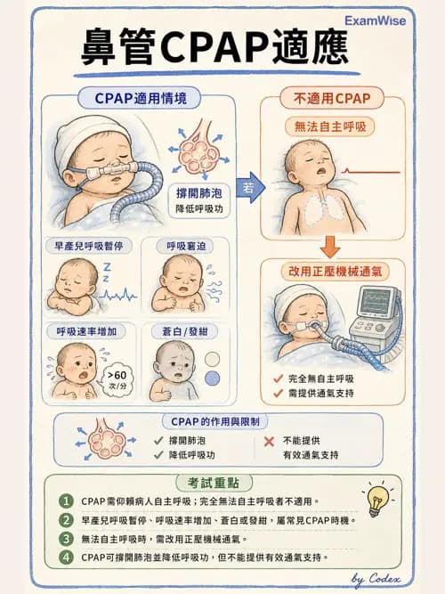 呼吸治療師 - 小兒呼吸器支持 - AI 圖文解析預覽