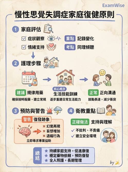 護理師 - 思覺失調症護理 - AI 圖文解析預覽