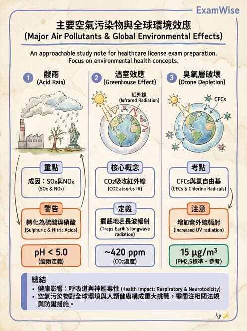 護理師 - 環境衛生與護理 - AI 圖文解析預覽