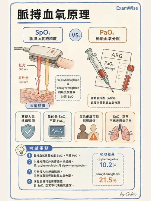 呼吸治療師 - 動脈血液氣體分析與氧合評估 - AI 圖文解析預覽