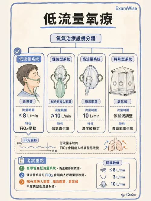 呼吸治療師 - 醫療氣體製造與儲存 - AI 圖文解析預覽