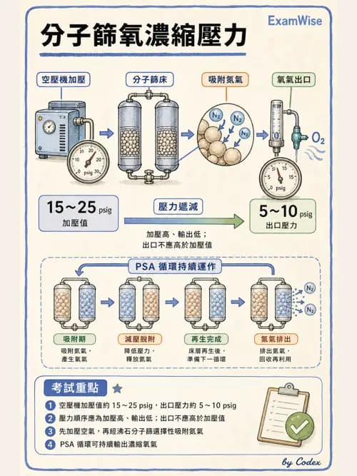 呼吸治療師 - 醫療氣體製造與儲存 - AI 圖文解析預覽