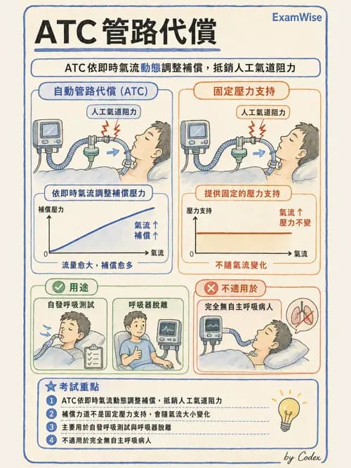 呼吸治療師 - 臨床設定、參數調整與脫離 - AI 圖文解析預覽