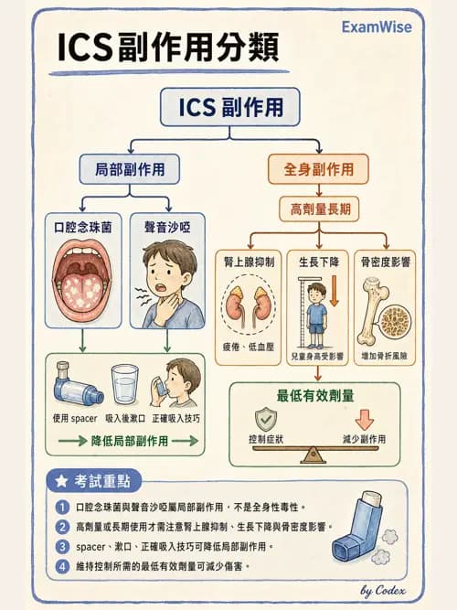 呼吸治療師 - 心臟疾病與COPD重症 - AI 圖文解析預覽