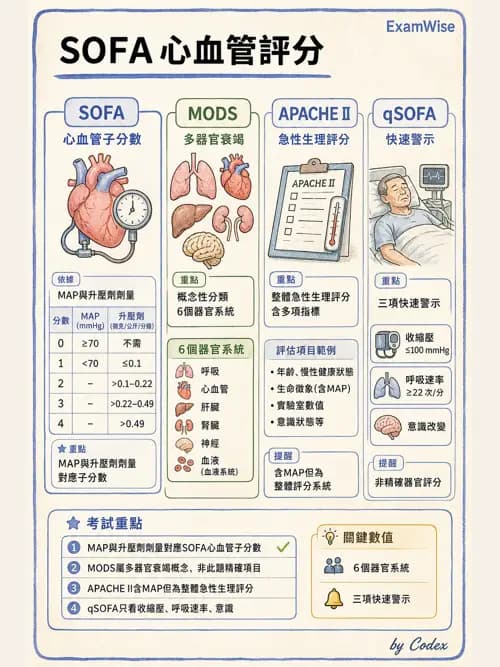 呼吸治療師 - 休克、敗血症與多器官衰竭 - AI 圖文解析預覽