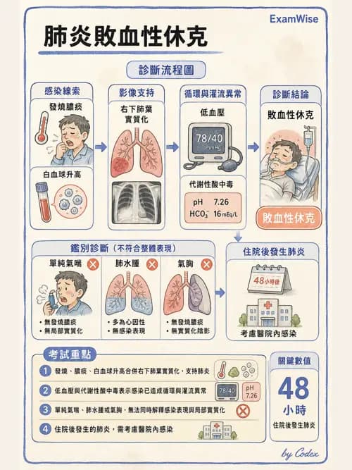 呼吸治療師 - 休克、敗血症與多器官衰竭 - AI 圖文解析預覽