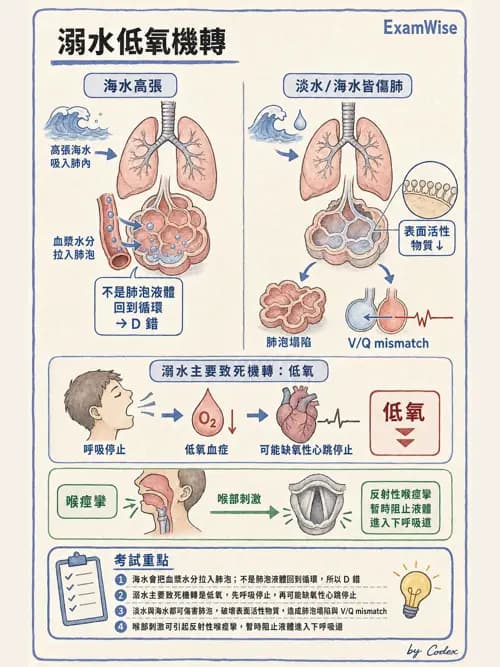 呼吸治療師 - 外力傷害與胸廓病變 - AI 圖文解析預覽
