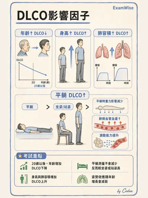呼吸治療師 - 氣體擴散、交換與肺部代謝 - AI 圖文解析預覽