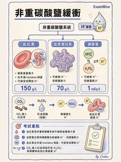 呼吸治療師 - 酸鹼平衡與腎臟生理 - AI 圖文解析預覽