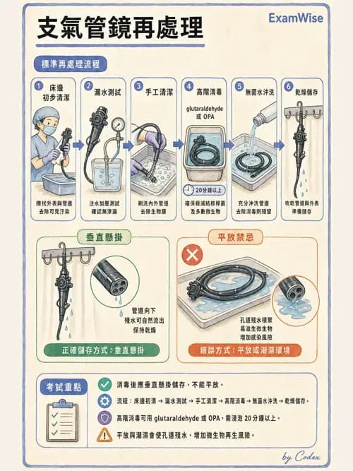 呼吸治療師 - 感染管制與職業安全 - AI 圖文解析預覽