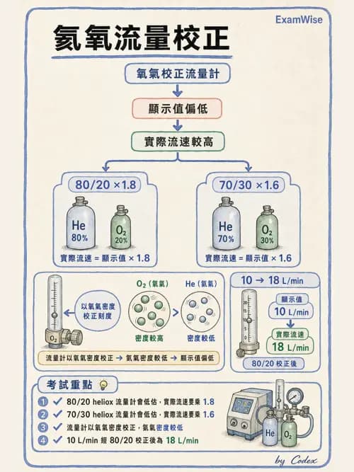呼吸治療師 - 氣體輸送系統與氧氣治療 - AI 圖文解析預覽